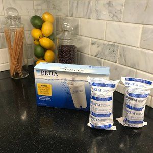 Brita Water Replacement Filters. New and sealed in open box.  2 count.